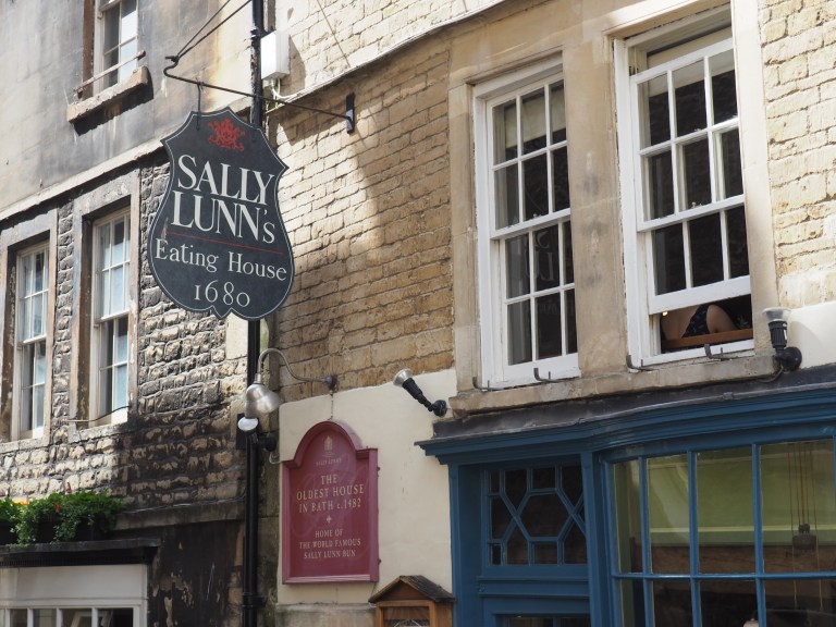 Sally Lunn's eating house oldest house in Bath England