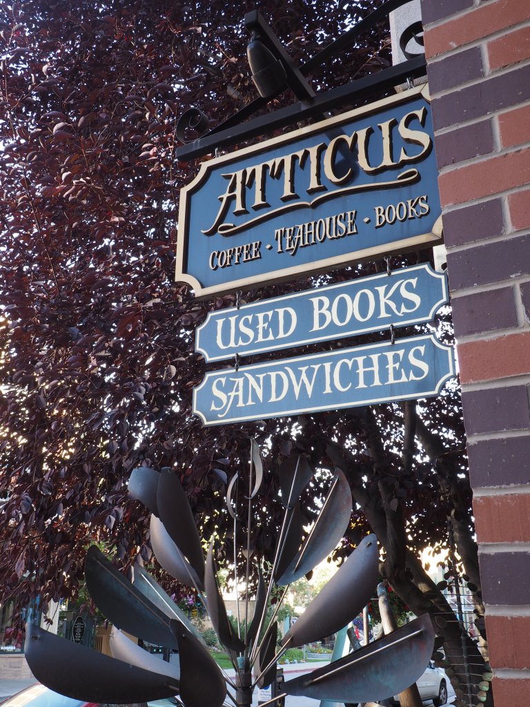 Atticus coffee teahouse and bookstore in Park City Utah
