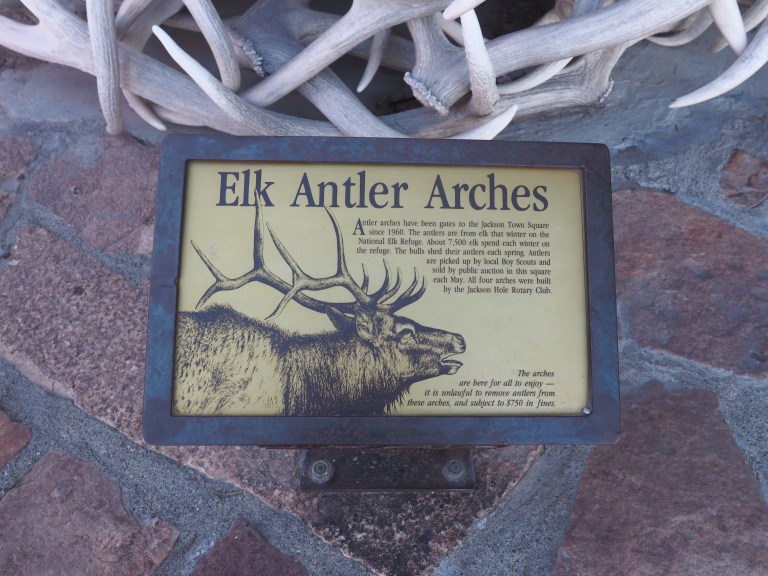 elk antler arches in jackson wyoming