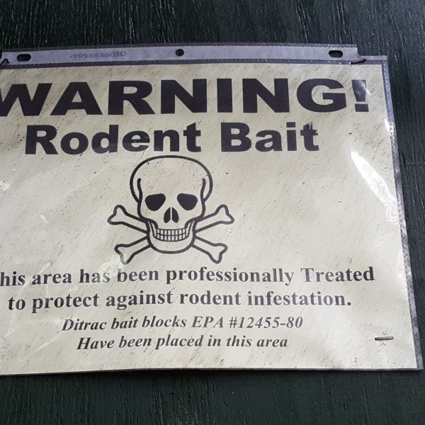 warning rodent bait New York City rats